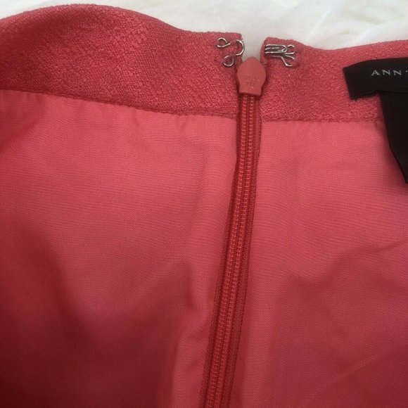 Ann Taylor Circle Flare Skirt Size 2 Pink Coral - Picture 5 of 6